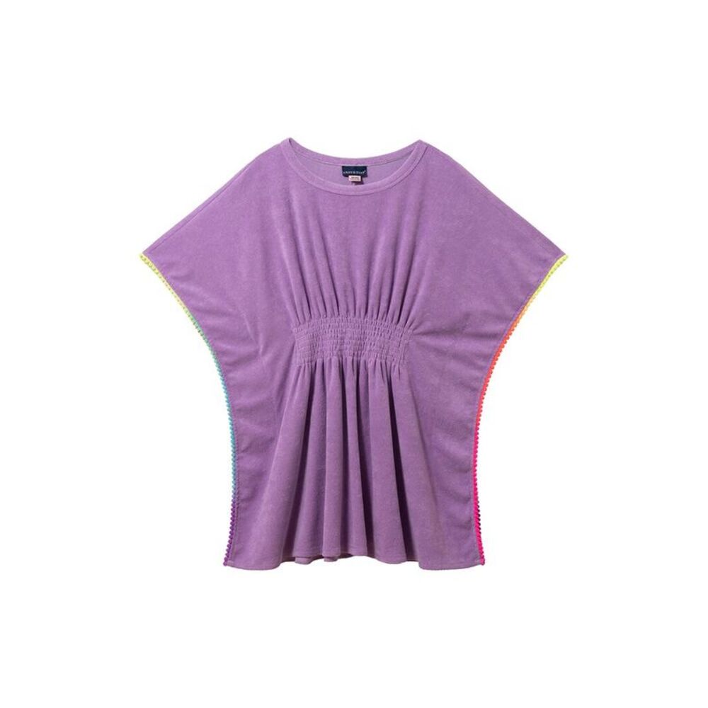 Andy & Evan Girls  Purple Terry Smocked Cover